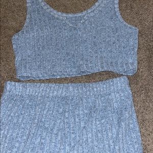 Blue cute comfy set size small